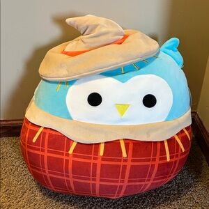 Squishmallow Winston scarecrow 16”